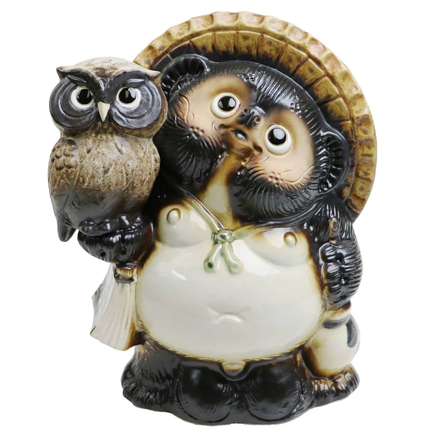 たぬきの置物 楽天市場】【今だけ限定8%OFFクーポン配布中】信楽焼 18号福狸